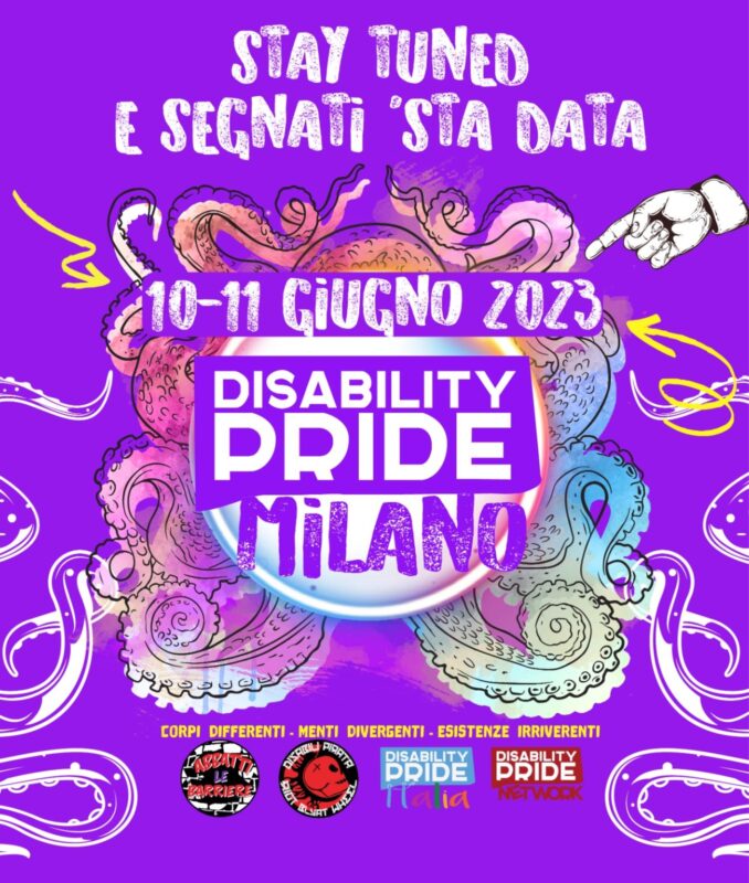 L’invito di Alice Vigorito a prendere parte al Disability Pride. Nuova data a Milano.