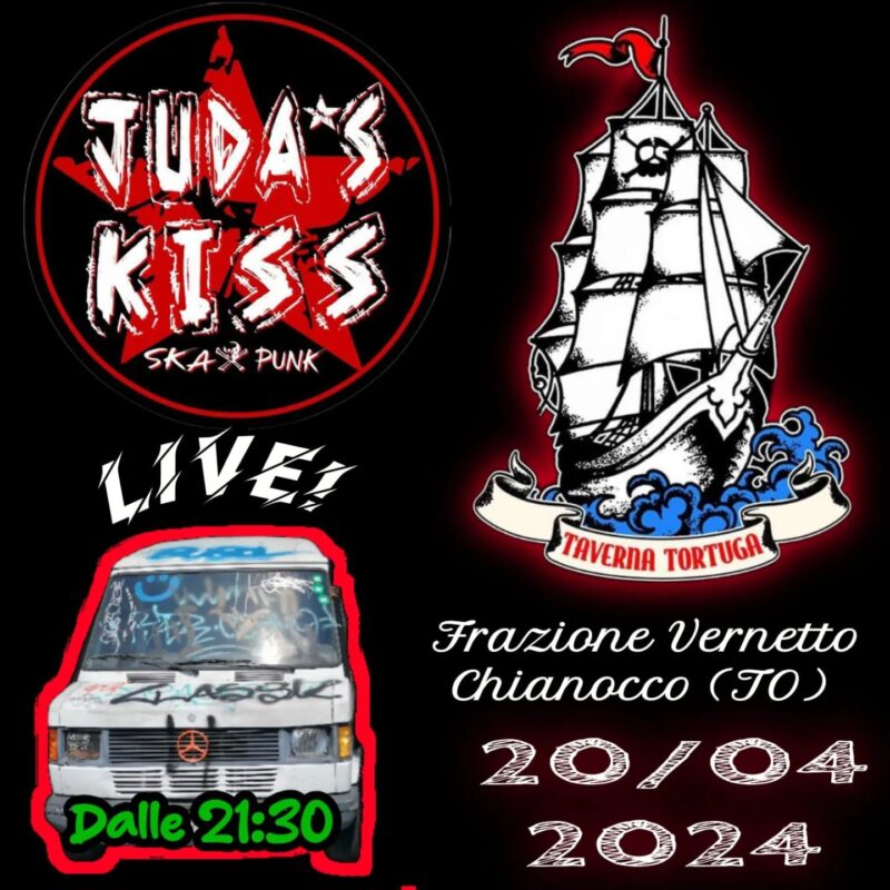 I Juda’s Kiss live alla Taverna Tortuga – Intervista con Nathan Leoni