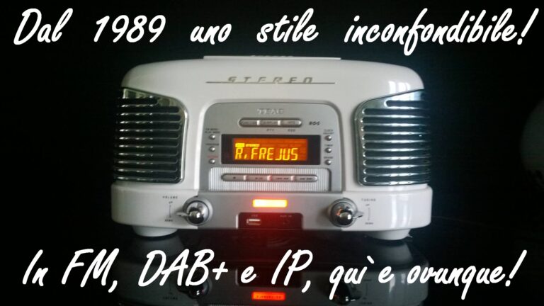 Radio Frejus dal 1989 uno stile